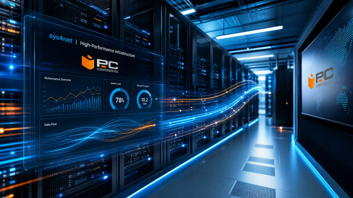 PcComponentes y sys4net: infraestructura de alto rendimiento para el mayor ecommerce tecnológico de España