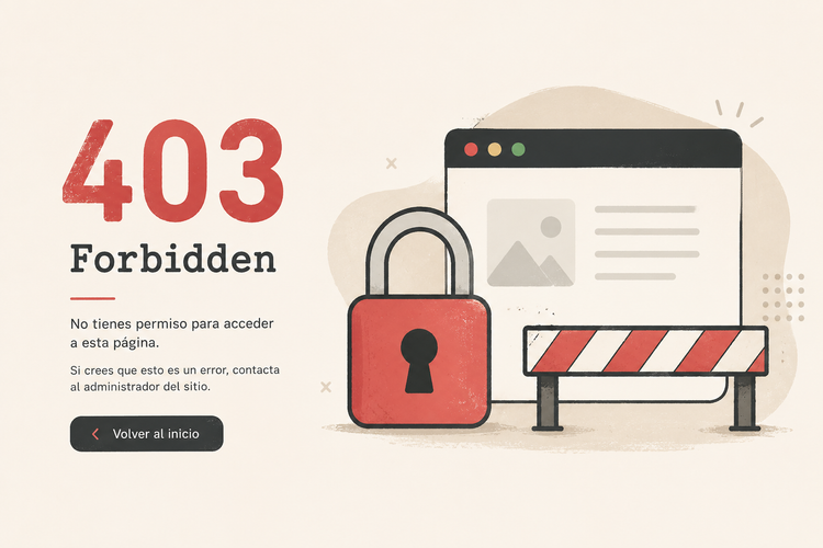 Error 403 Forbidden: qué es, causas y cómo solucionarlo
