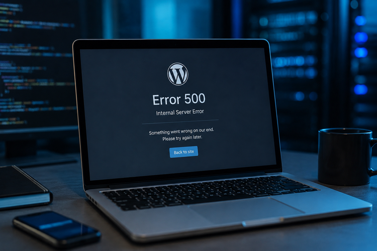 Error 500 en WordPress: solución paso a paso