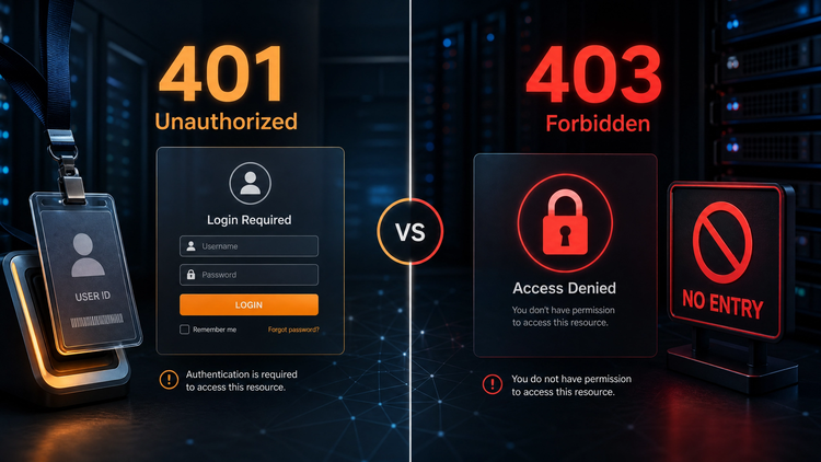 Error 403 vs 401: la diferencia que nadie explica bien